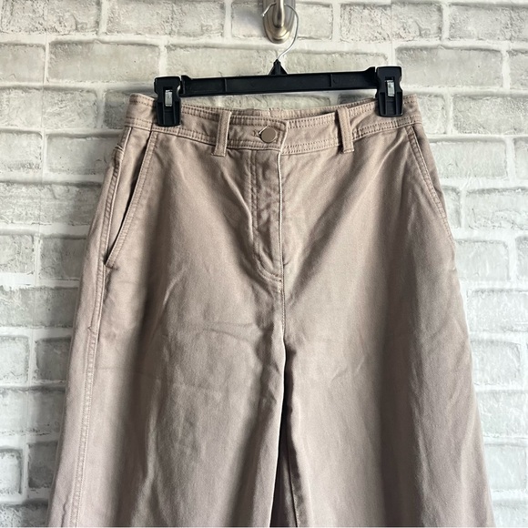 The Group Babaton Light Brown High Rise Baggy Loose Wide Leg Denim Jeans Sz 4 - Picture 3 of 7